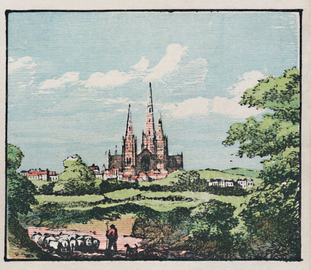 Lichfield, ca. 1910 door Unbekannt
