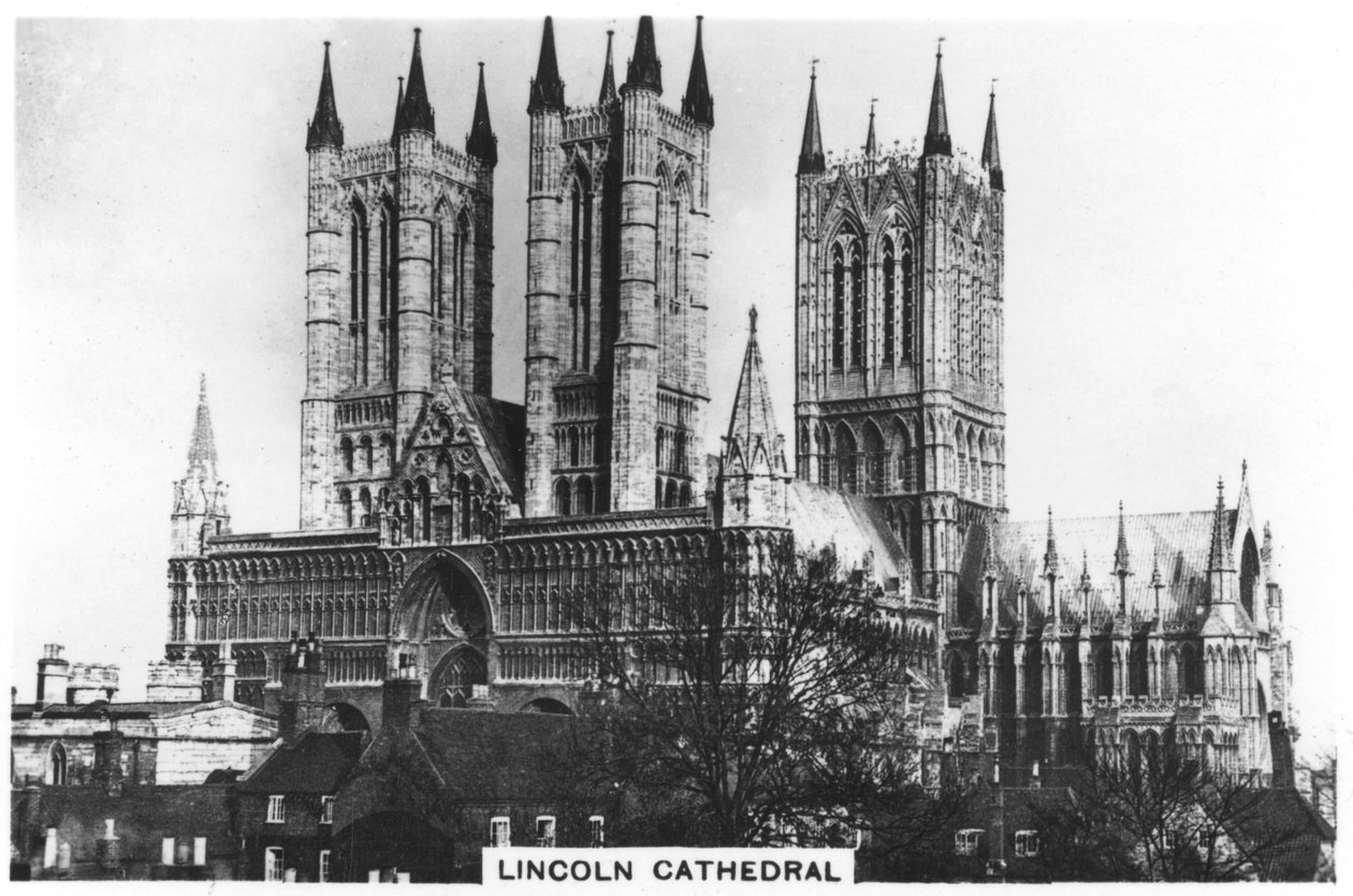 Lincoln Kathedraal door Unbekannt