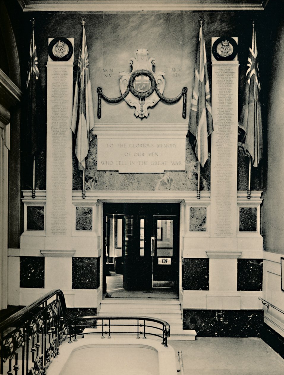 Lloyds oorlogsmonument door Unbekannt