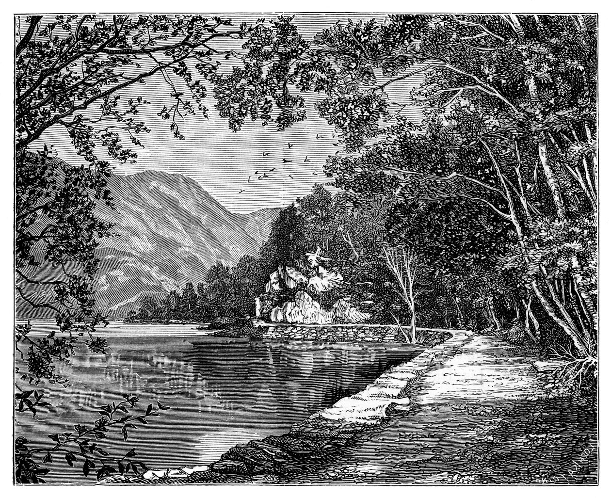 Loch Katrine, Schotland door Unbekannt
