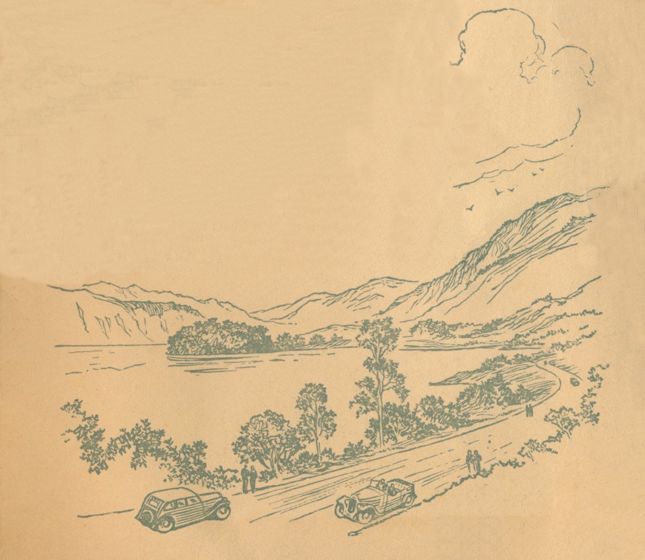Loch Lomond, ca. 1936 door Unbekannt