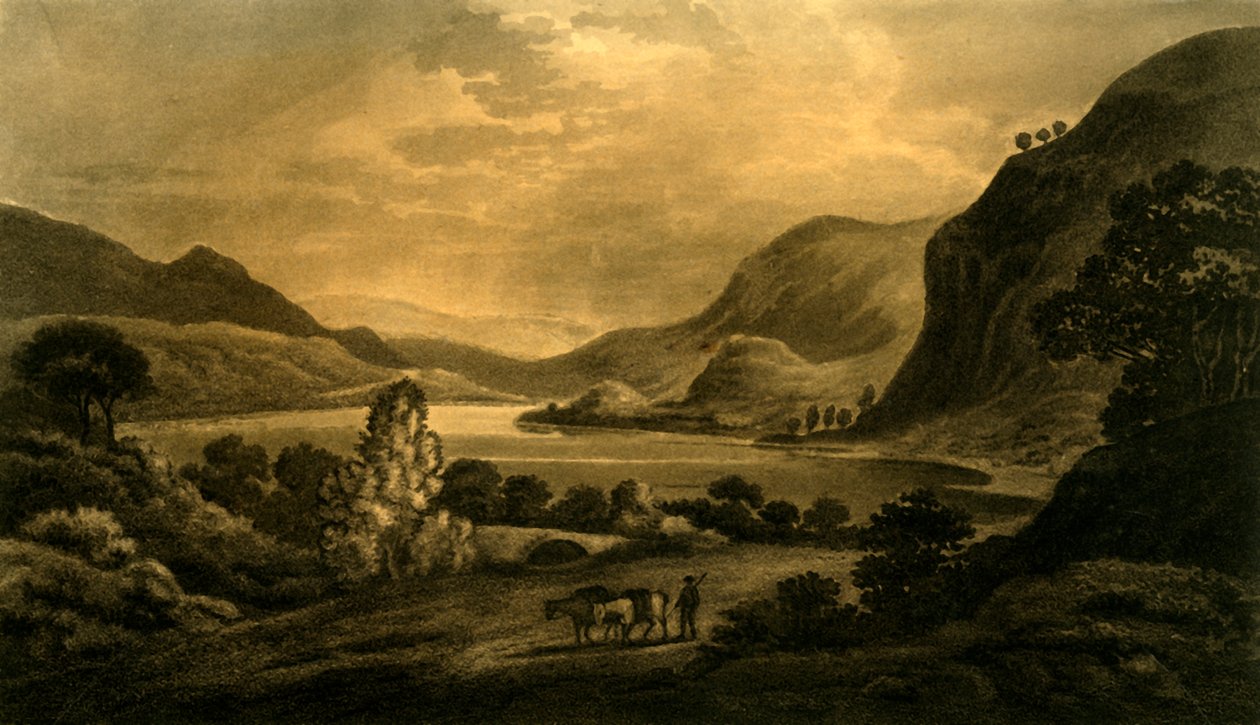 Loch Lubnaig, westkant, 1802 door Unbekannt
