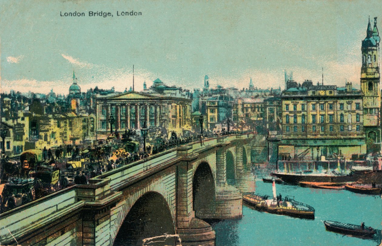London Bridge, Londen, c1910 door Unbekannt