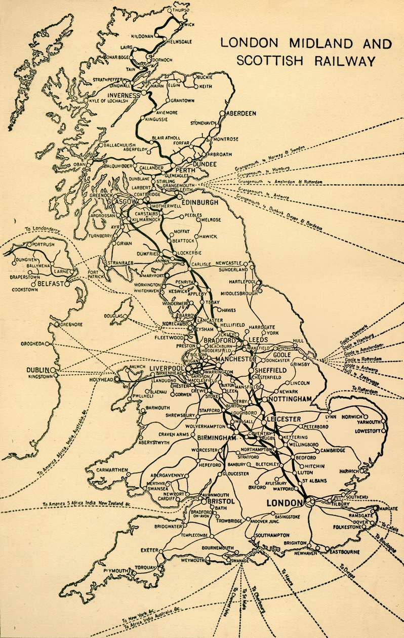 London Midland and Scottish Railway, 1930 door Unbekannt