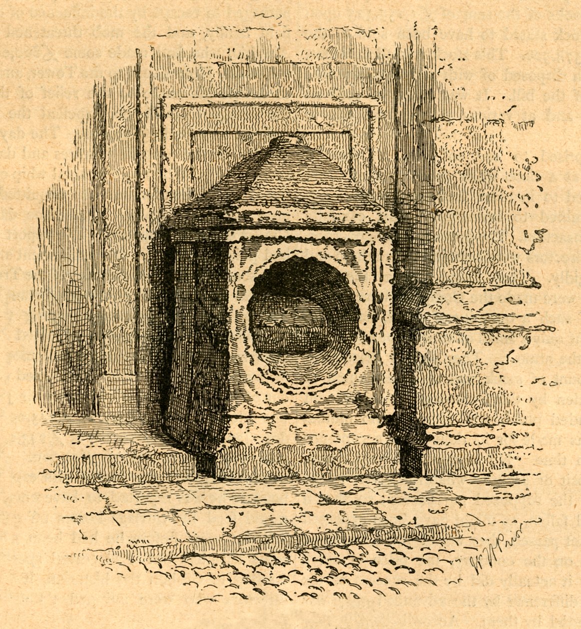 London Stone door Unbekannt