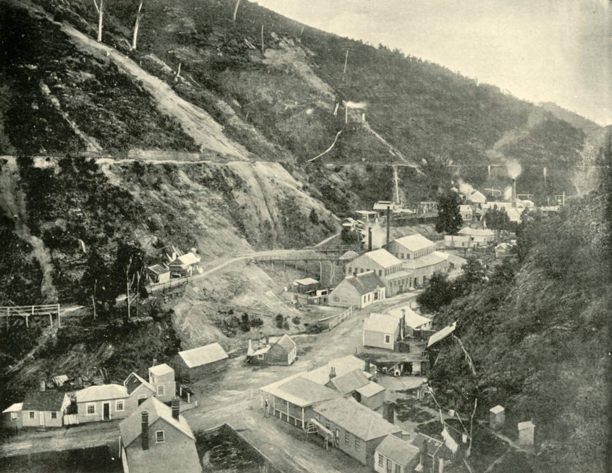 Long Tunnel Goudmijn, Walhalla, 1901 door Unbekannt