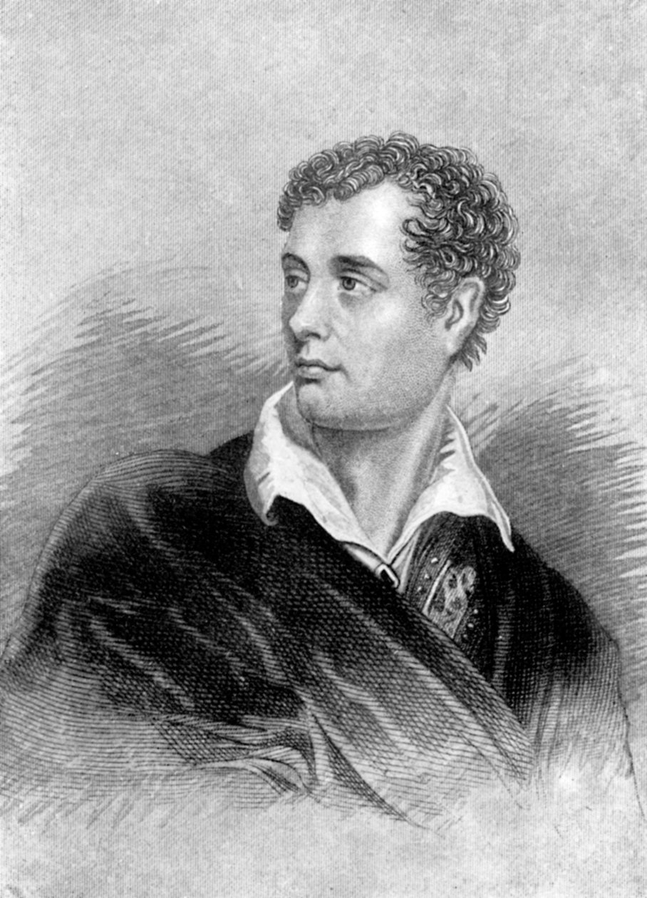 Lord Byron, Anglo-Schotse dichter, 1912 door Unbekannt