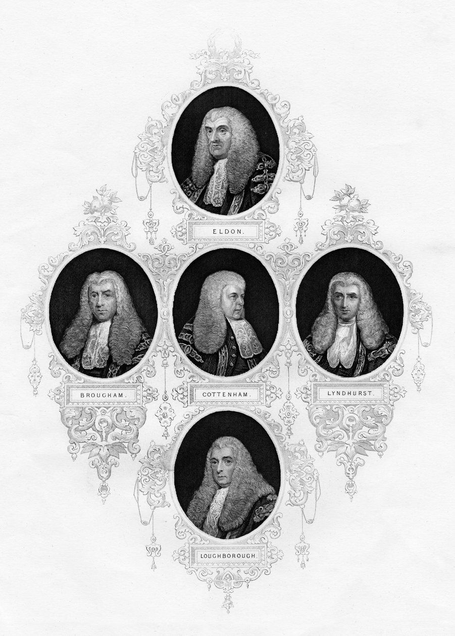 Lord Chancellors van Groot-Brittannië, 1877 door Unbekannt