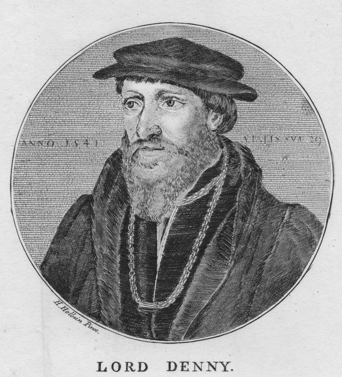 Lord Denny, 1541, begin 19e eeuw door Unbekannt