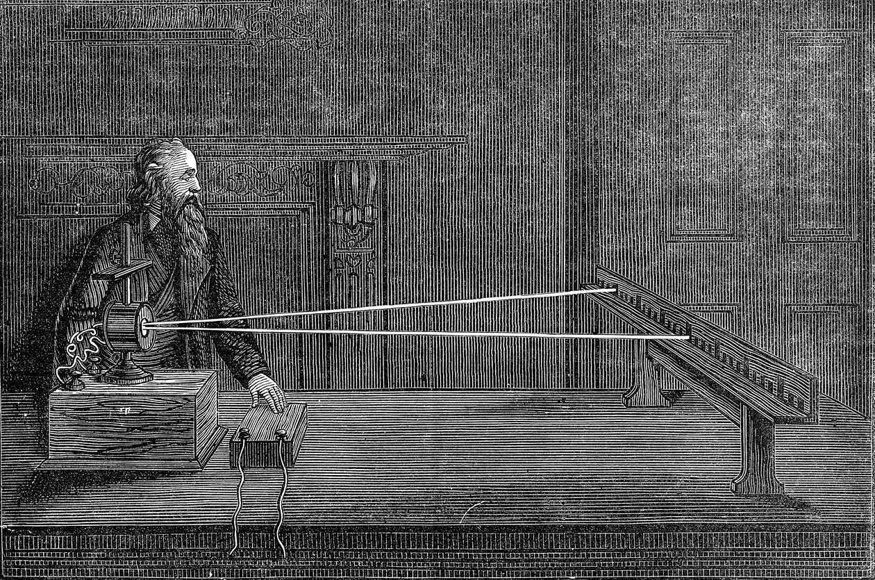 Lord Kelvins Spiegelgalvanometer door Unbekannt
