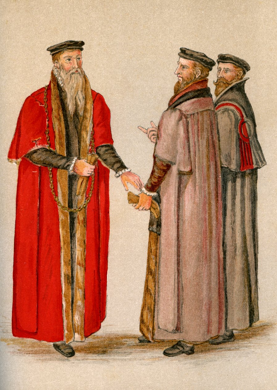 Lord Mayor en wethouders, 1893 door Unbekannt