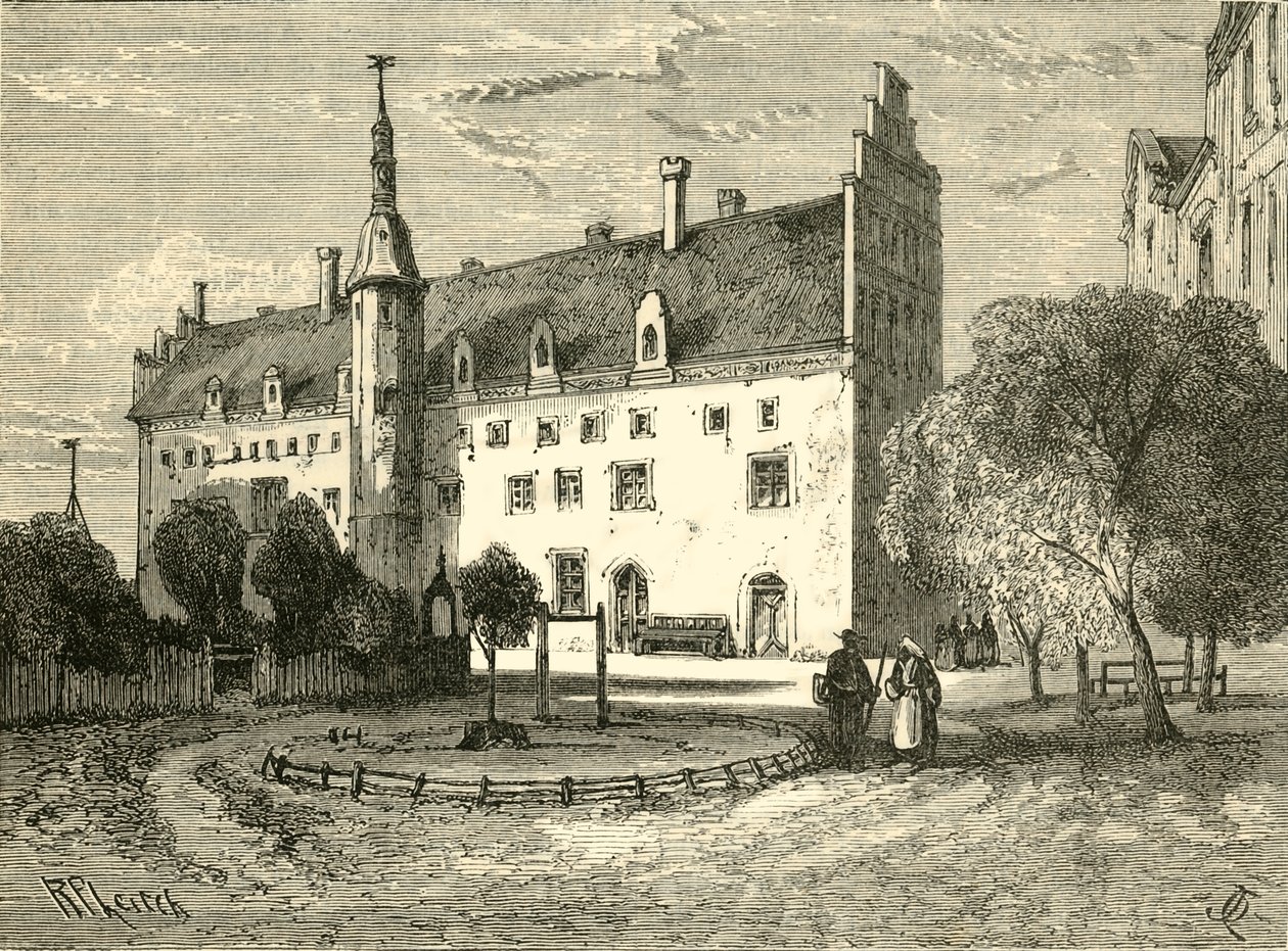 Luthers Huis, Wittenberg, 1890 door Unbekannt