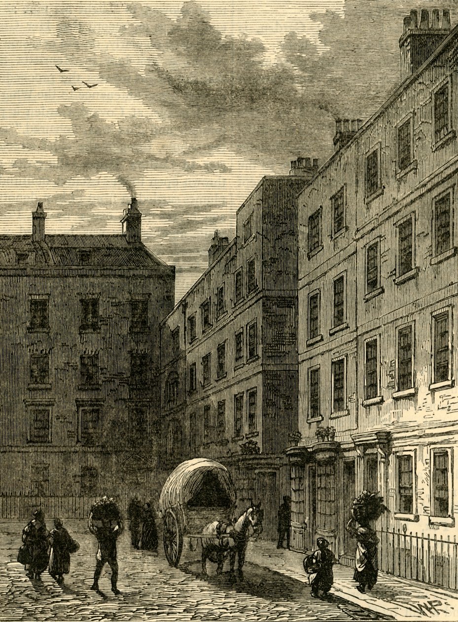 Macklins Huis, Tavistock Row, 1881 door Unbekannt