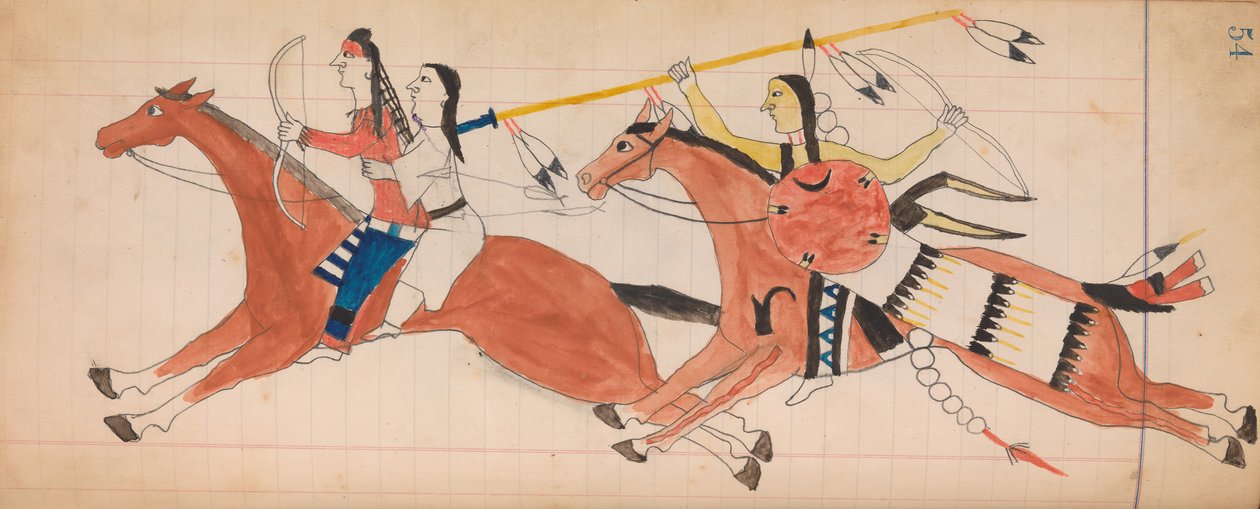 Maffet Ledger: Tekening, ca. 1874-81 door Unbekannt