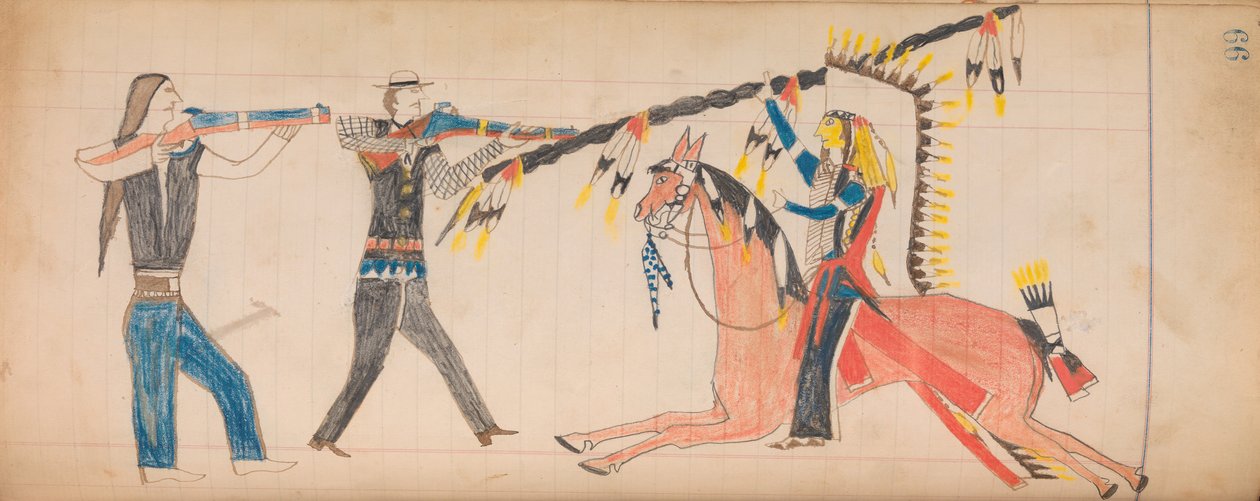 Maffet Ledger: Tekening, ca. 1874-81 door Unbekannt