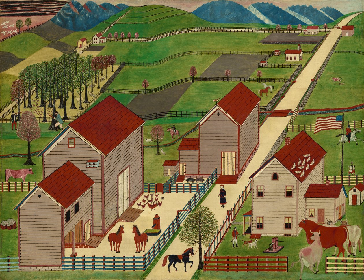 Mahantango Valley Farm, eind 19e eeuw door Unbekannt