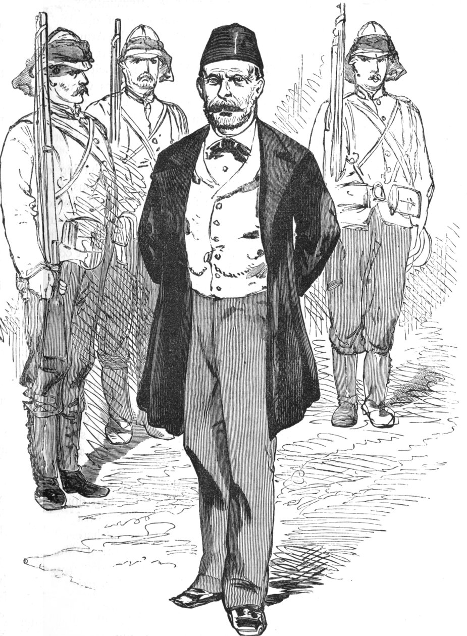 Mahmoud Fehmy, Chef van de Arabische Staf, ca. 1882 door Unbekannt