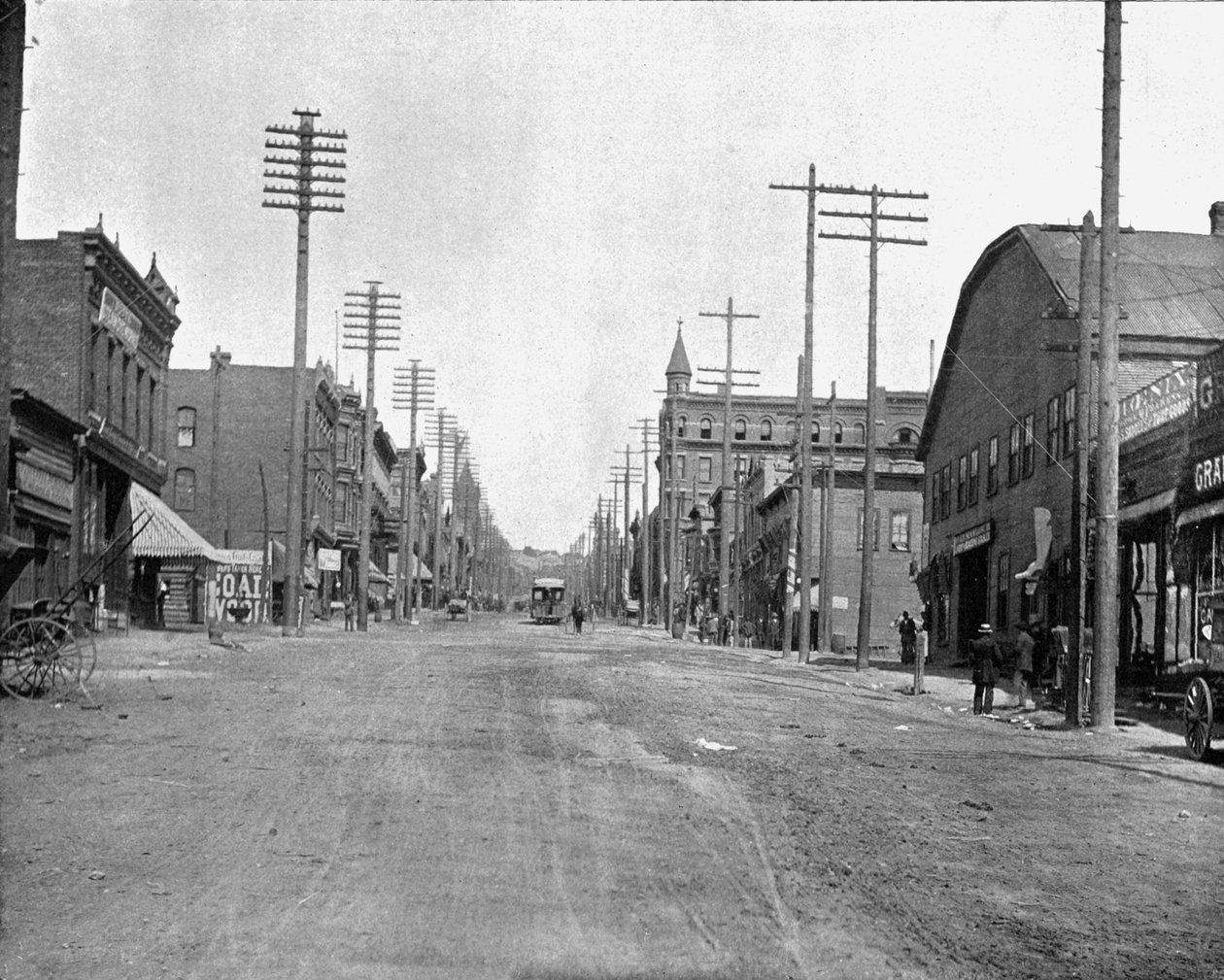 Hoofdstraat, Butte City, Montana, VS door Unbekannt