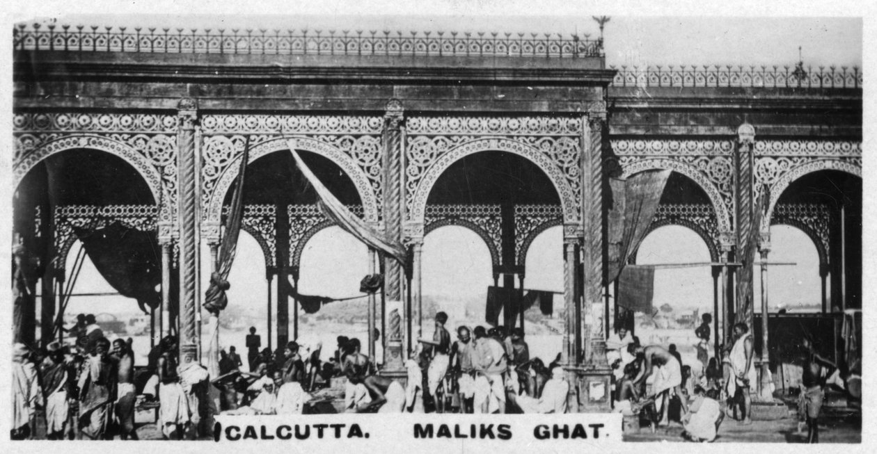 Maliks Ghat, Calcutta, India, ca. 1925 door Unbekannt