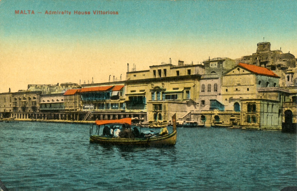 Malta - Admiraliteitshuis Vittoriosa, ca. 1918-ca. 1939 door Unbekannt
