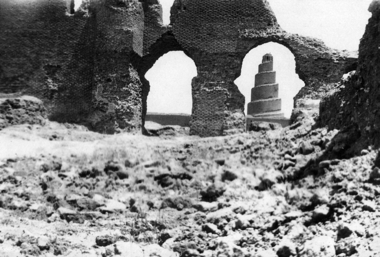 Malwiya toren, Mesopotamië, 1918 door Unbekannt