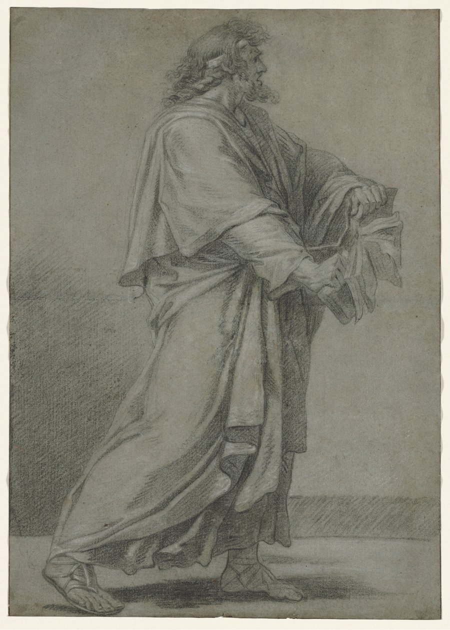 Man die een boek vernietigt, 1700s door Unbekannt