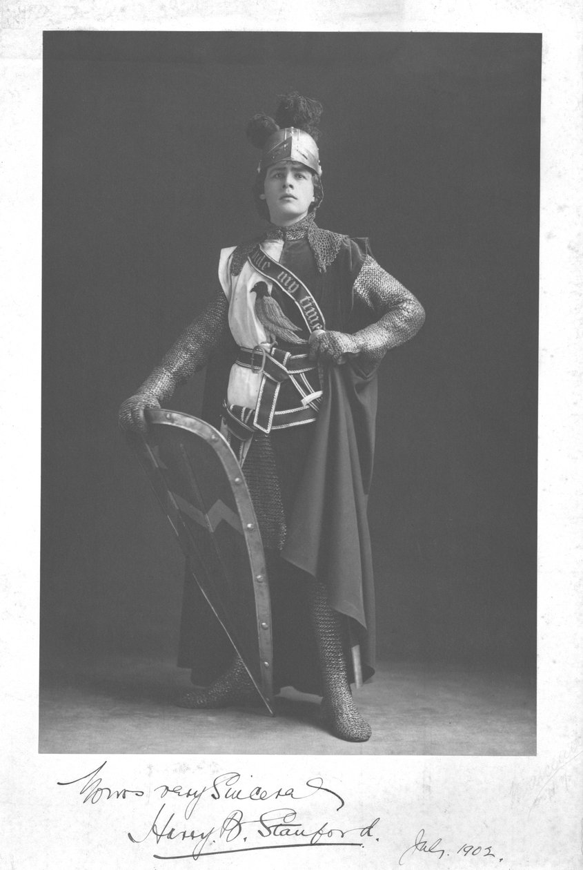 Man in een harnas, 1902 door Unbekannt