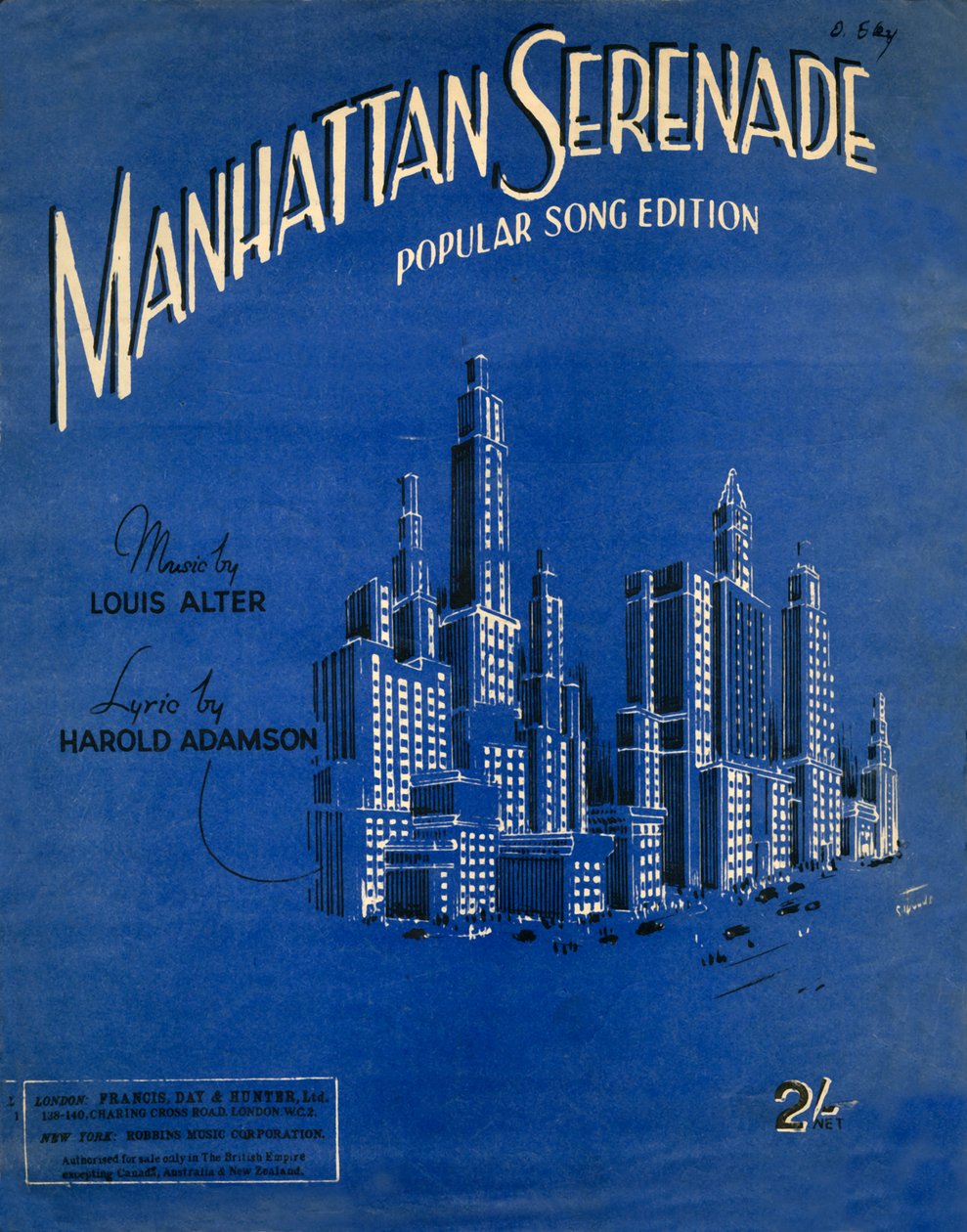 Manhattan Serenade, ca. 1942 door Unbekannt