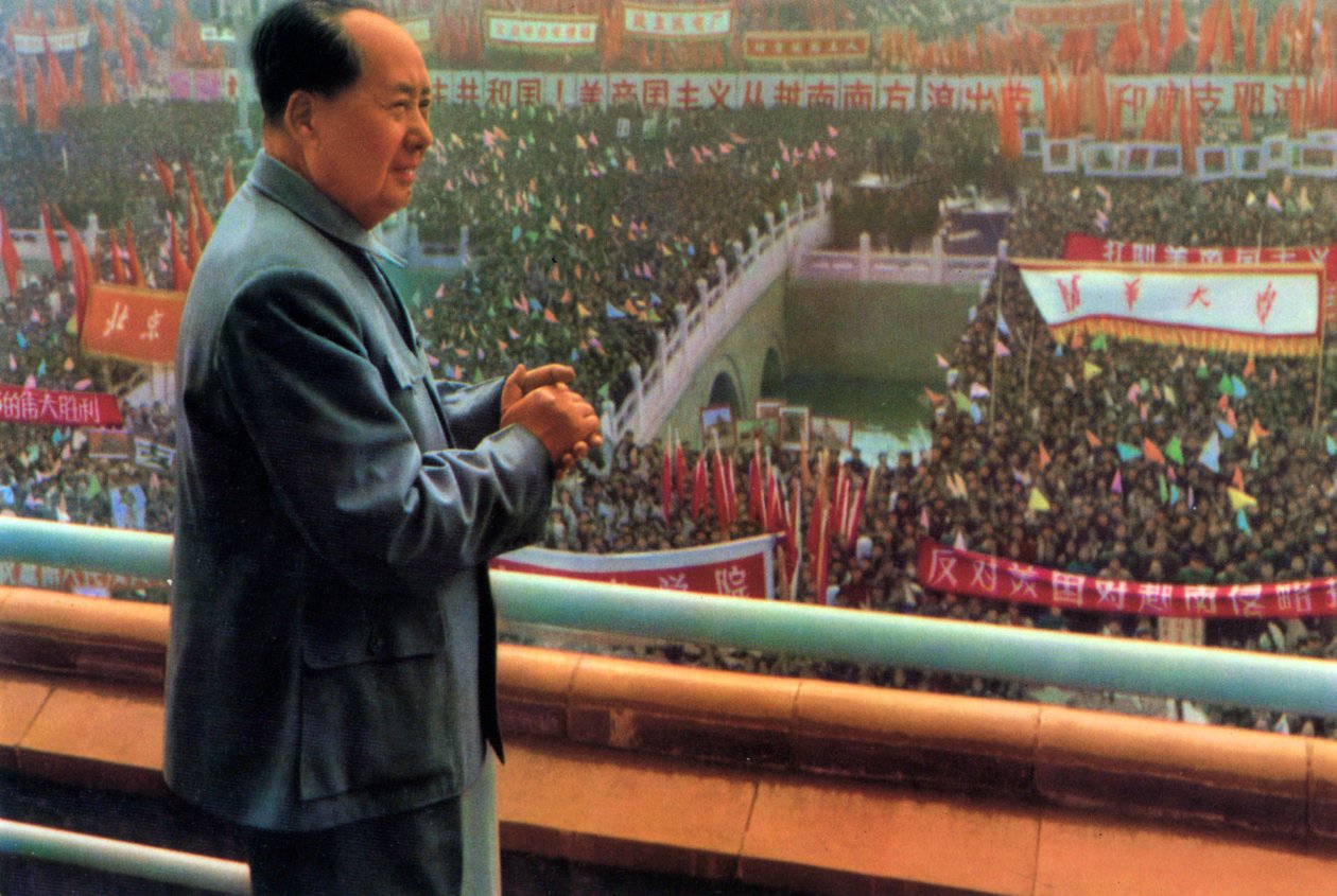 Mao Zedong, Chinese communistische revolutionair en leider, ca. 1950s-1960s door Unbekannt