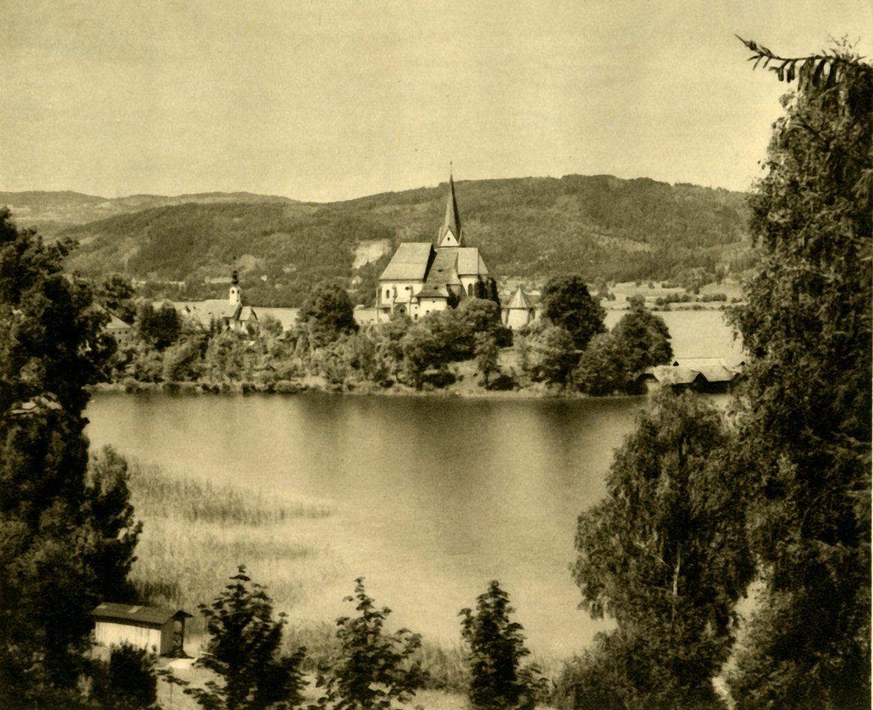 Maria Wörth, Wörthersee, Oostenrijk, ca. 1935 door Unbekannt