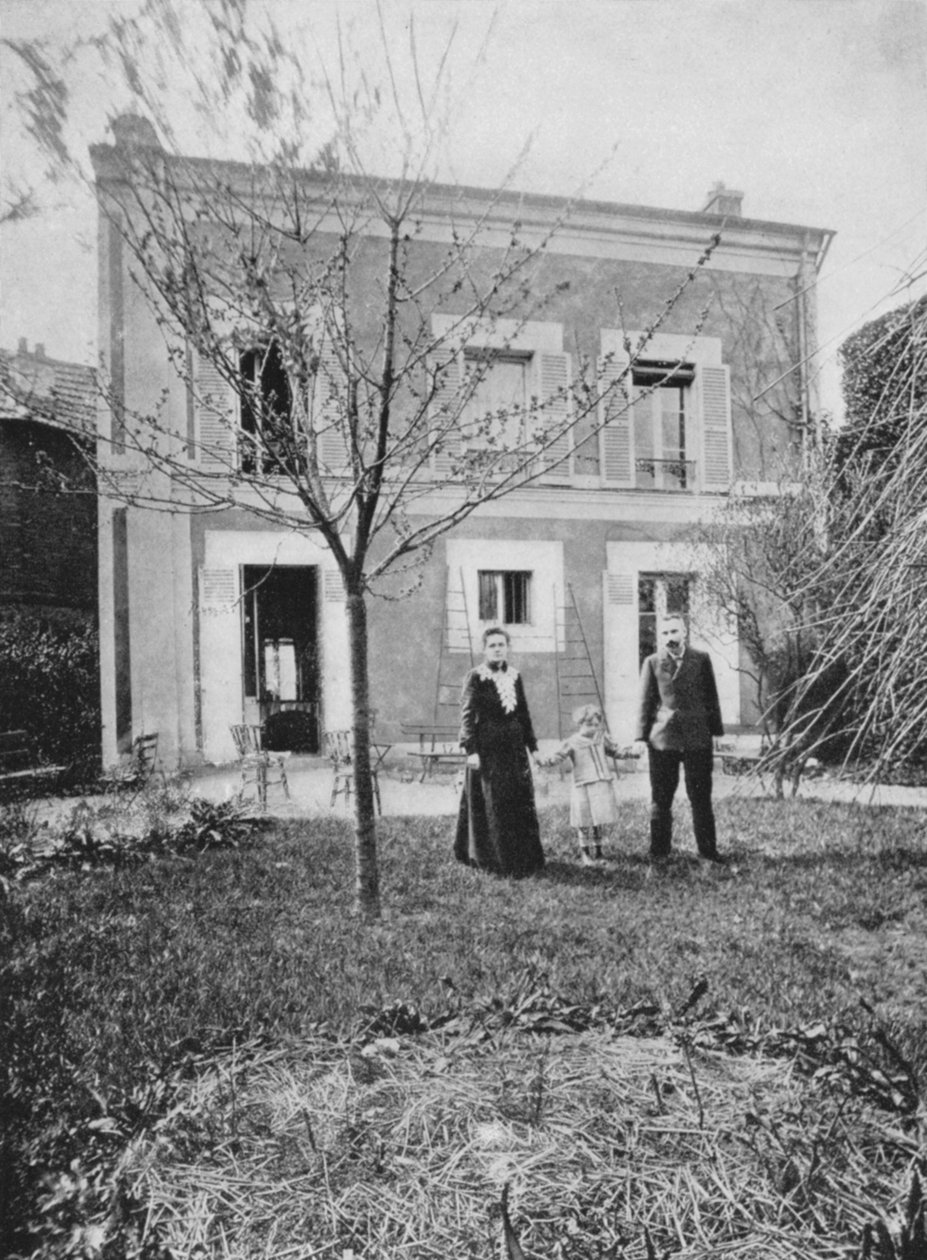 Marie 1867-1934 en Pierre 1859-1906 Curie door Unbekannt