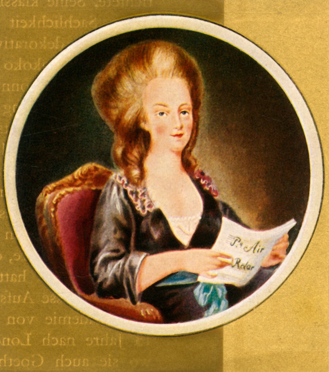 Marie Antoinette door Unbekannt