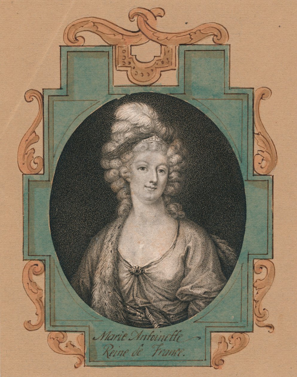 Marie Antoinette, Koningin van Frankrijk door Unbekannt