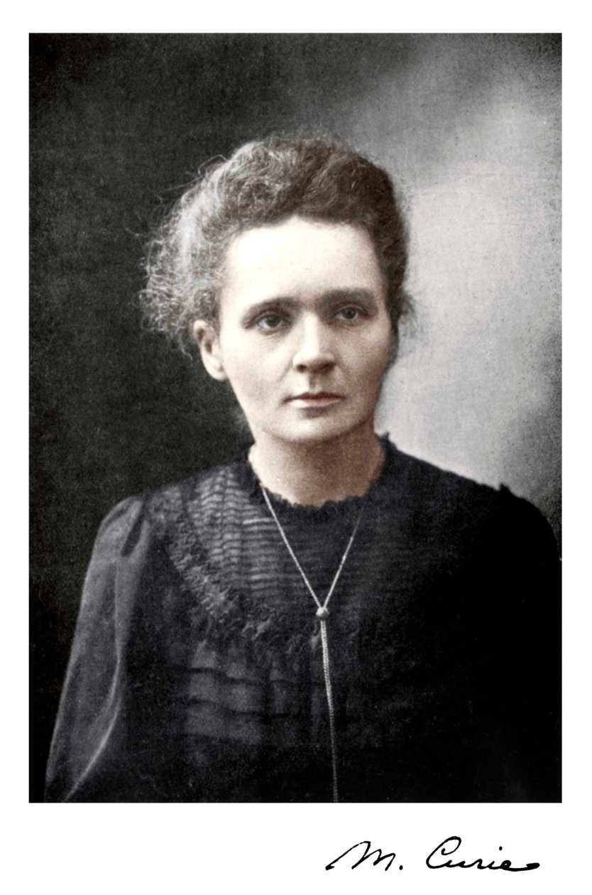 Marie Curie, Pools-Franse natuurkundige, 1917 door Unbekannt