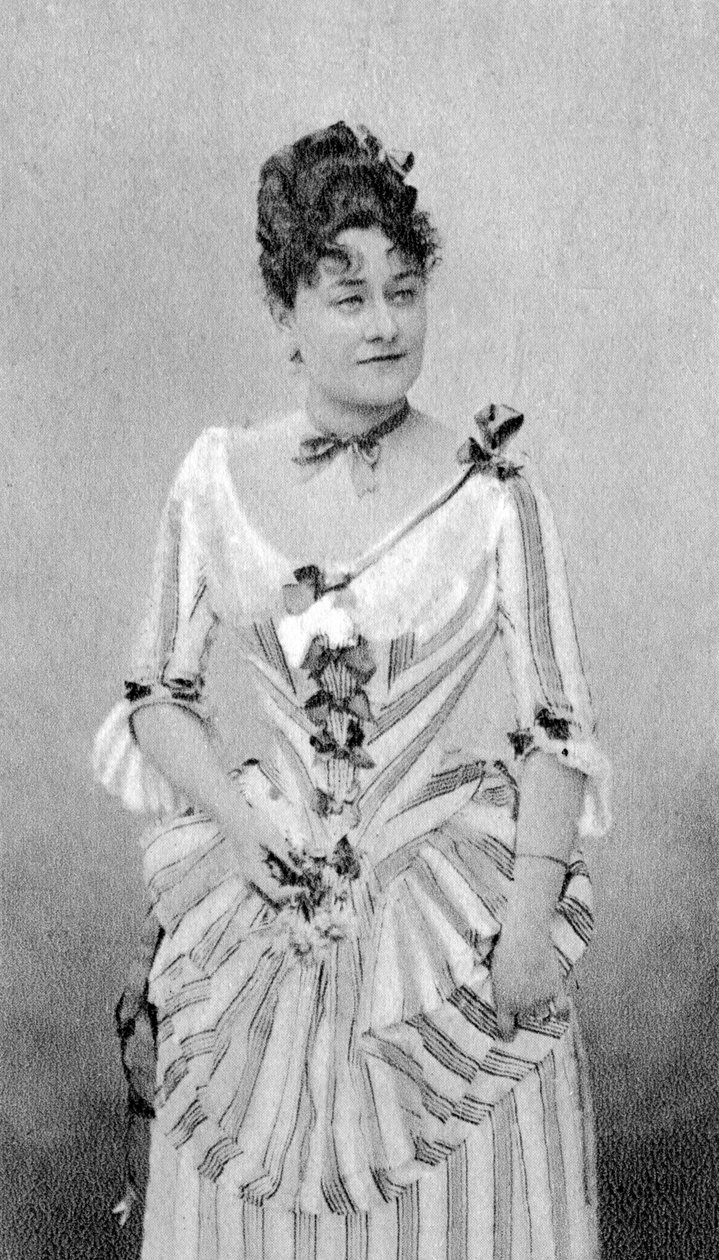 Marie Grisier Montbazon, Franse mezzosopraan en actrice, 1877 door Unbekannt