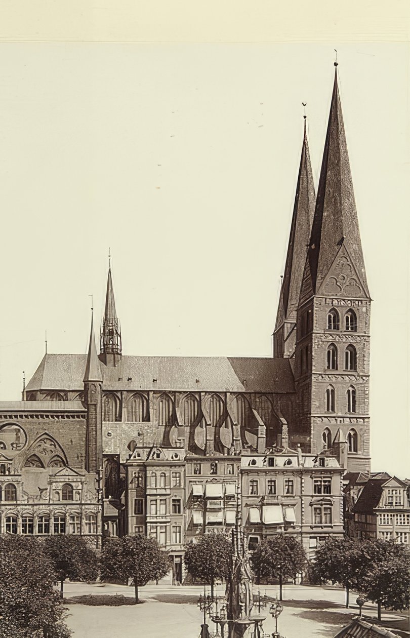 Marienkirche in Lübeck door Unbekannt