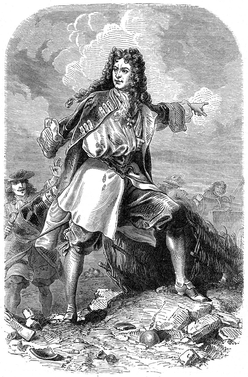 Maarschalk Boufflers 1644-1711, Franse soldaat, 19e eeuw door Unbekannt