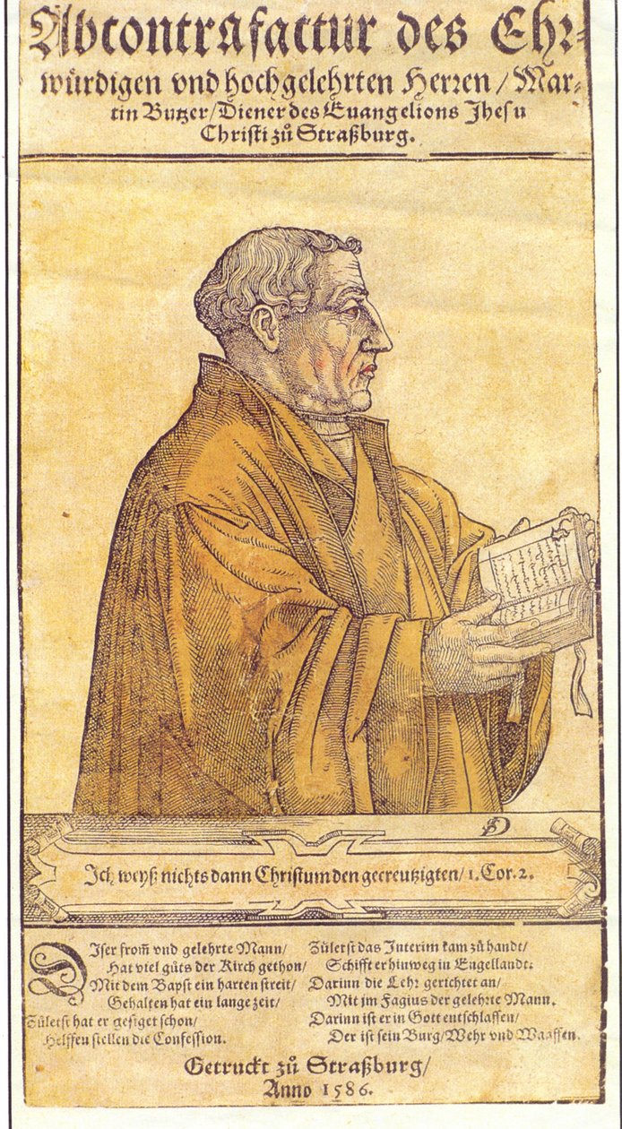 Martin Bucer 1491-1551 door Unbekannt