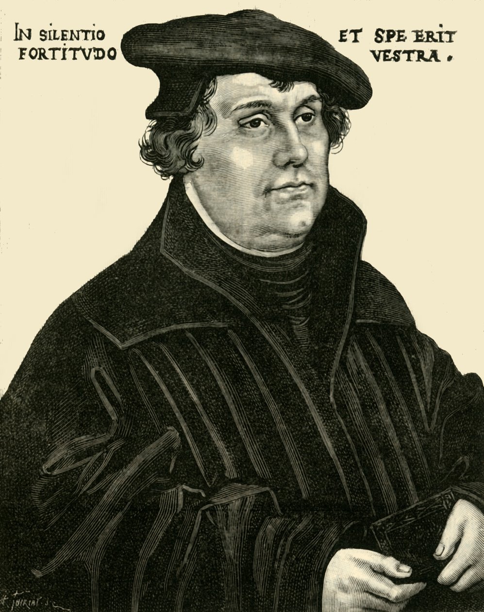 Maarten Luther, ca. 1520-1530, 1890 door Unbekannt