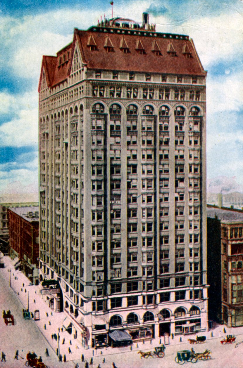 Vrijmetselaarstempel, Chicago, 1907 door Unbekannt