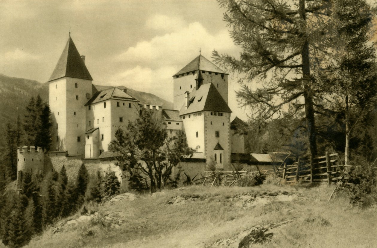 Kasteel Mauterndorf, Oostenrijk, ca. 1935 door Unbekannt