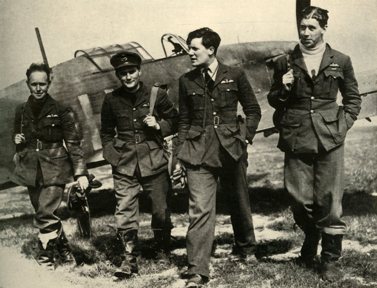 Leden van 73 Squadron door Unbekannt
