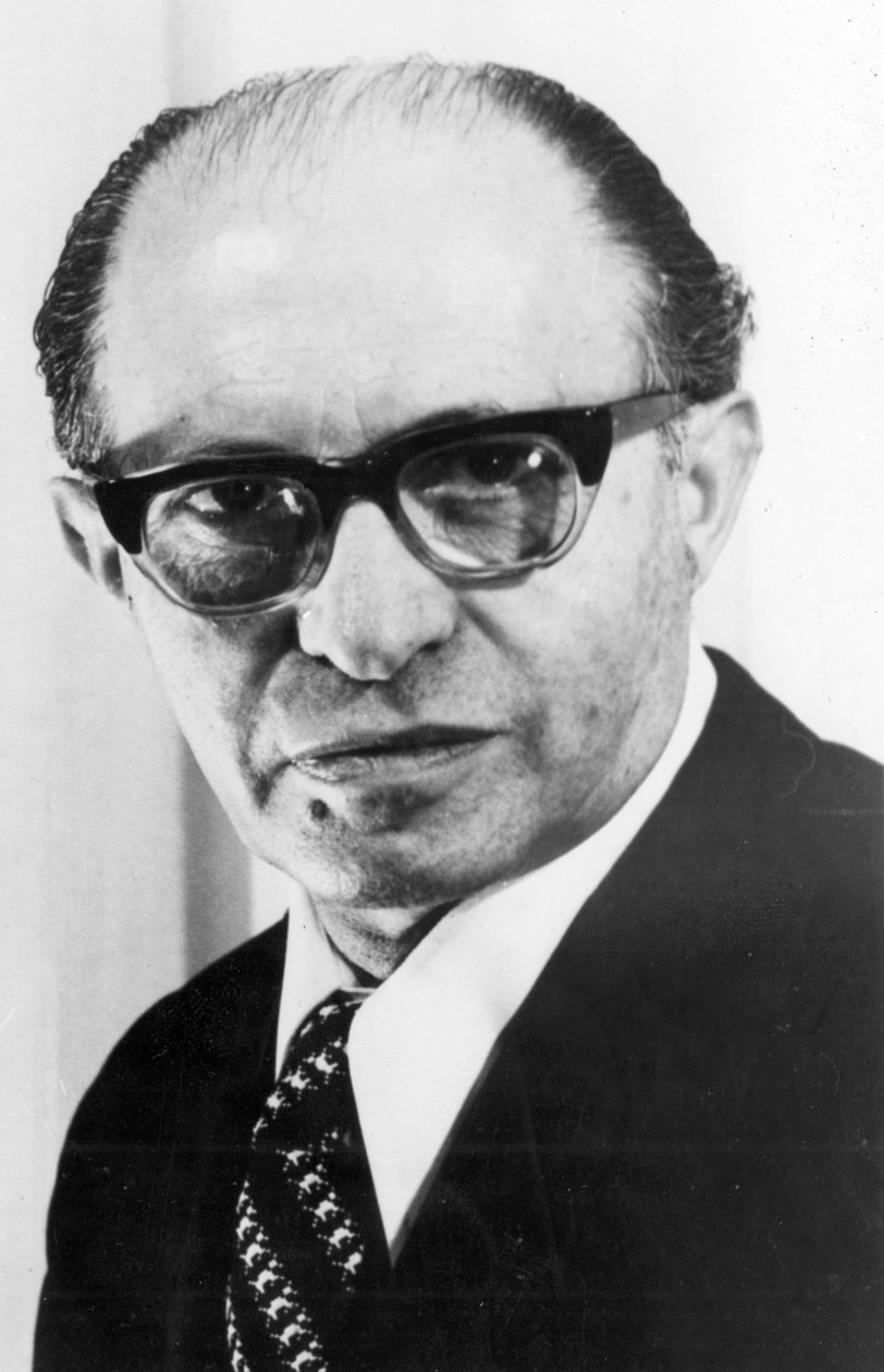 Menachem Begin 1913-1992, in Polen geboren Israëlische staatsman, 1978 door Unbekannt