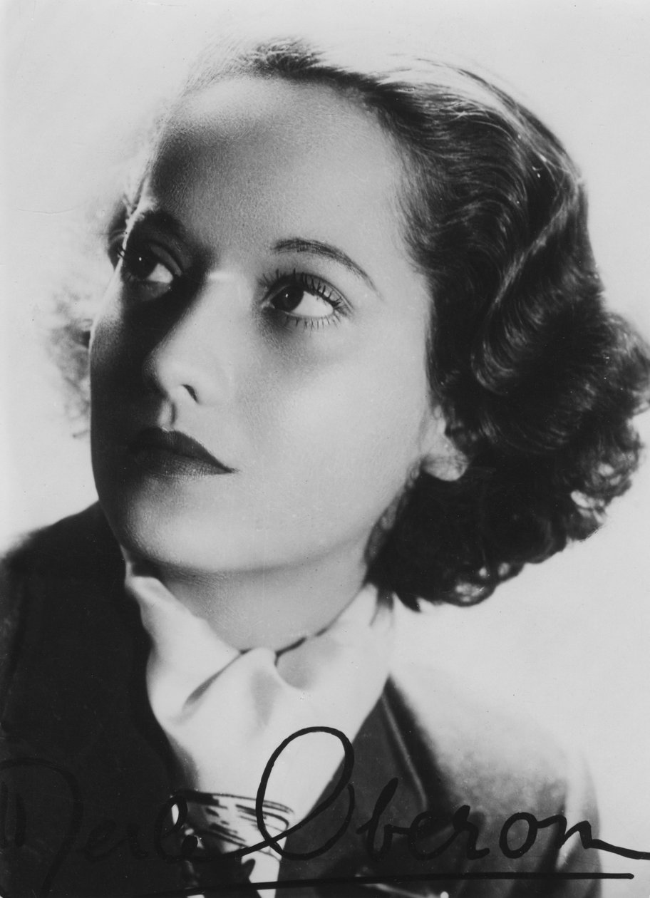 Merle Oberon, Britse actrice door Unbekannt