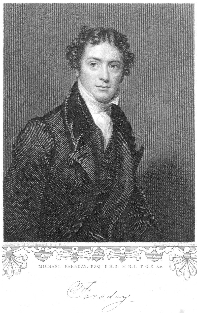 Michael Faraday, Engelse chemicus en natuurkundige door Unbekannt