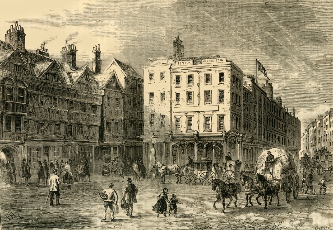 Middle Row, Holborn, ca. 1872 door Unbekannt
