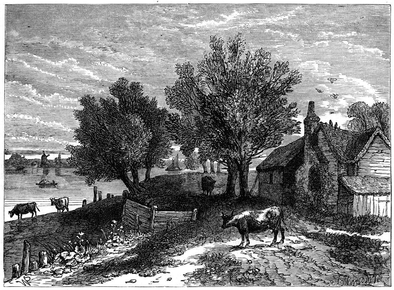 Millbank, Londen, c1800 1891 door Unbekannt