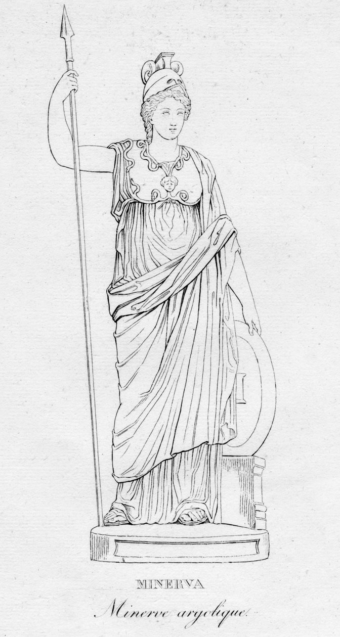 Minerva Minerve argolique, ca. 1850 door Unbekannt