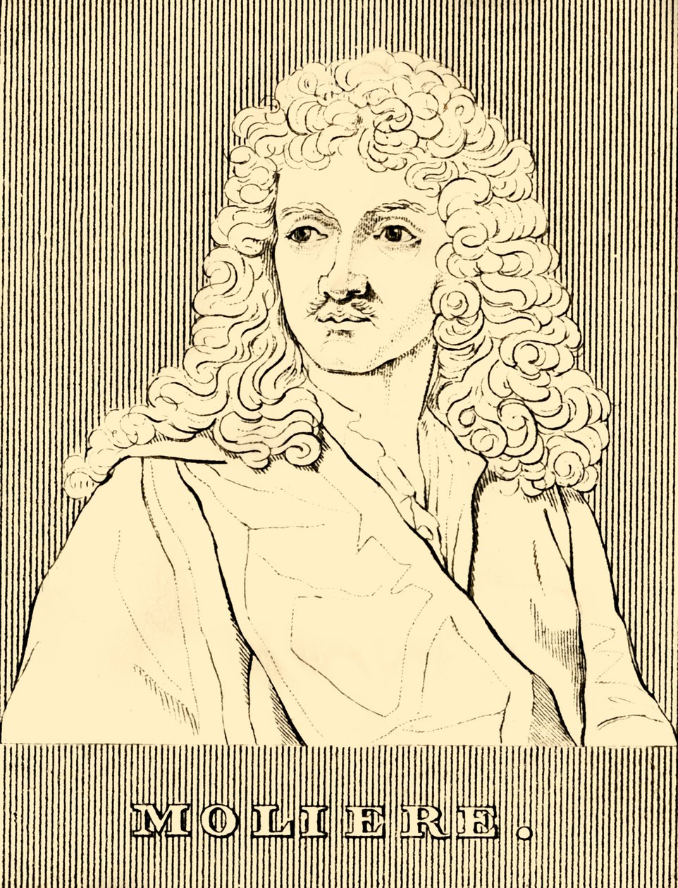 Molière, 1622-1673, 1830 door Unbekannt