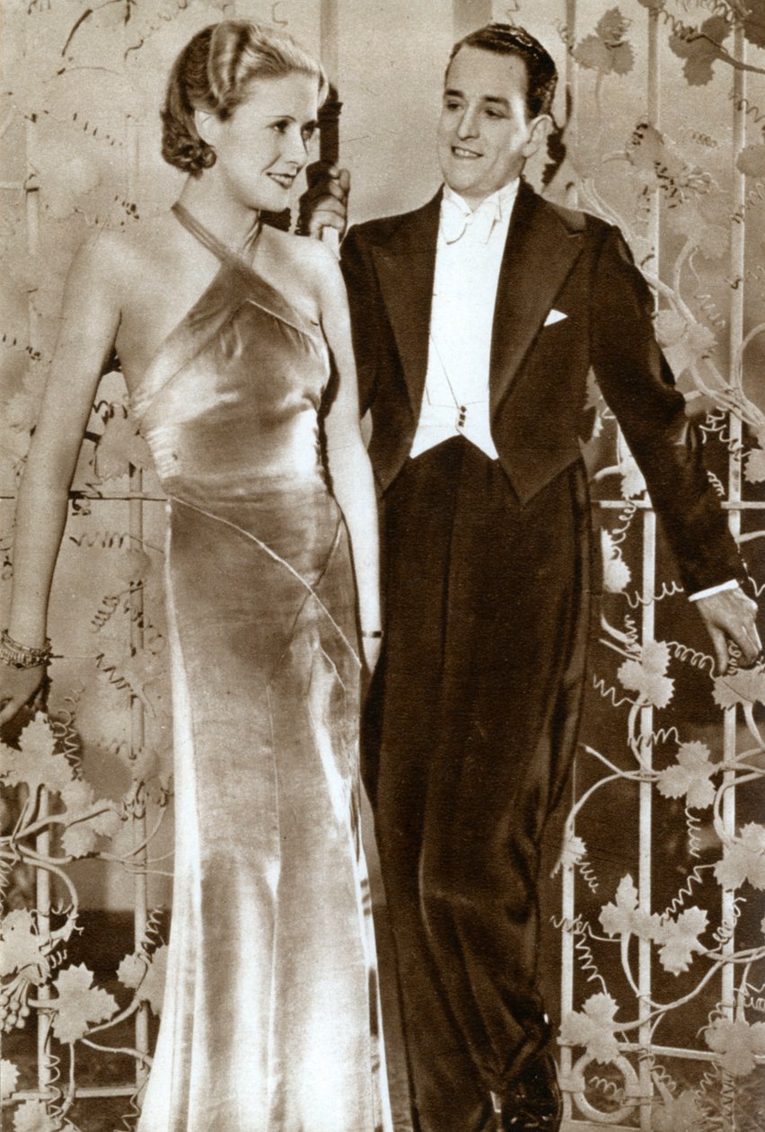 Molly Lamont en Gene Gerrard, acteurs, 1933 door Unbekannt